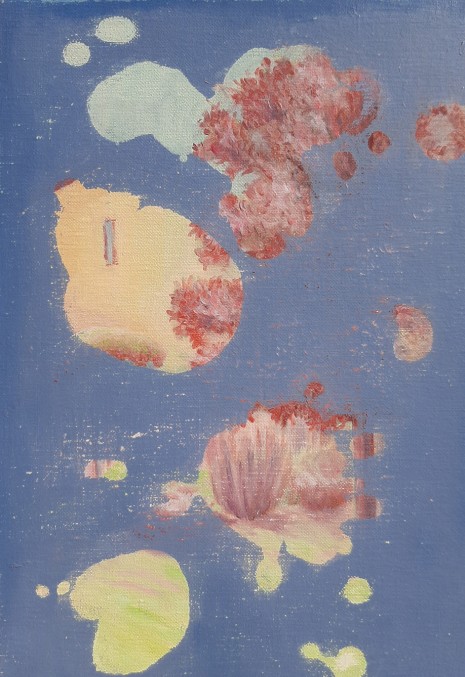 Dalla finestra, olio su tela, 2022, 30×20 cm